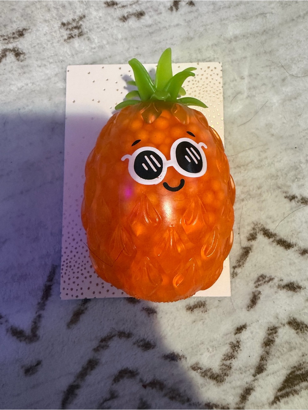 Orange Pineapple Squishy Stress Toy - Fun Home Party Supply